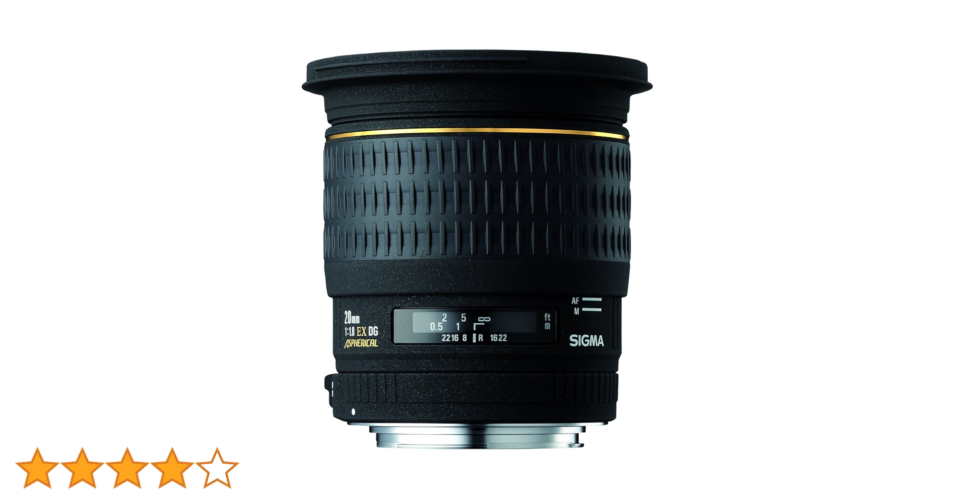 Sigma 20mm F/1.8 EX DG RF Aspherical Wide Angle Prime Lens for